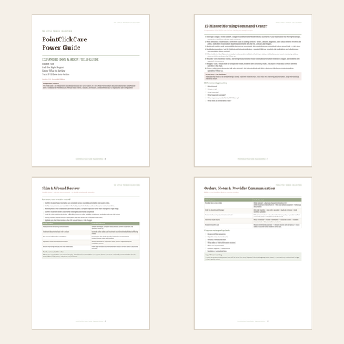PointClickCare Power Guide Expanded Edition, included in the DON Starter Vault.